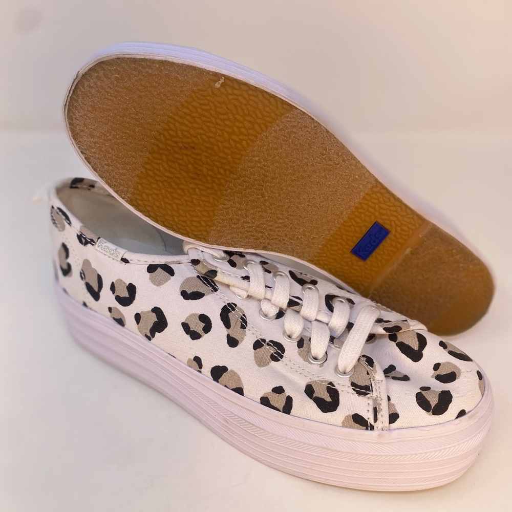 Keds Triple Platform Dream Foam Leopard Print